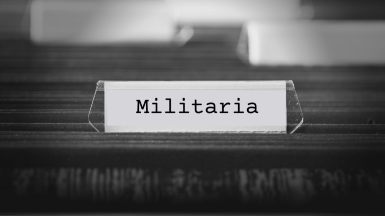 Keeping Track of Your Militaria Collection